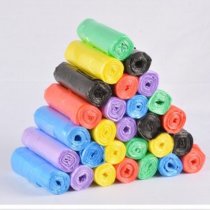 Usine VietNam en gros côté gousset sac rouleau cuisine poubelle supermarché utiliser recyclable thermoscellage HDPE/LDPE coloré ordures - Product Image 6