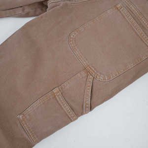 Service OEM, jeans en denim à jambe droite de style streetwear personnalisés, jeans slim pour hommes, vente en gros, impression de logo personnalisé sur jean en denim - Product Image 4