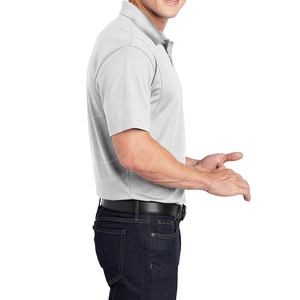 Camisas de Hombre al por Mayor, Tejidas, 100% Algodón, Manga Corta, Sólidas, Transpirables, Casuales, Servicio OEM, Camisa Personalizada 2024 - Product Image 3