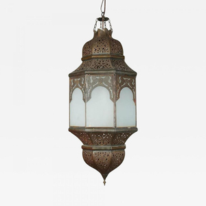 Lámpara colgante marroquí hecha a mano de latón, lámpara de techo redonda, lámpara marroquí para decoración del hogar, accesorio de iluminación, excelente precio. - Product Image 5