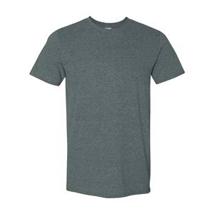 T-shirt d'été de qualité supérieure pour hommes chiné foncé coupe ajustée et respirant 100% coton maillot décontracté bas quantité minimale de commande personnalisé en gros - Product Image 1