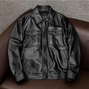 Veste en soie tendance pour homme, nouvelle collection, automne-hiver, couleur unie, tendance, ample, imperméable, coupe-vent, respirante, à capuche, pour usage extérieur - Product Image 1