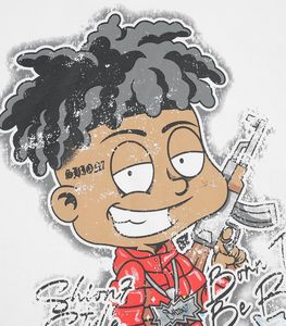 Camiseta de dibujos animados Boxy Fit de alta demanda para hombre, ropa de calle de gran tamaño 2025, diseño de logotipo personalizable OEM disponible - Product Image 6