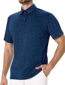 เสื้อโปโลแขนสั้นแบบคลาสสิกสำหรับผู้ชายเสื้อเชิ๊ตแห้งเร็วผ้าระบายความร้อนสีตัดกัน - Product Image 3
