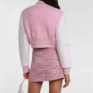 เสื้อครอปแจ็คเก็ตกันลมสำหรับผู้หญิง, เสื้อครอปให้ความอบอุ่นในฤดูหนาวใส่สบาย - Product Image 2