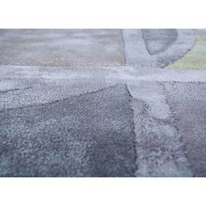 Tapis Caliedo en laine et viscose tufté à la main, motif géométrique gris et noir, pour la maison, le couloir, la chambre, épaisseur 10 mm, pour adolescents - Tnq-3216 - Product Image 3