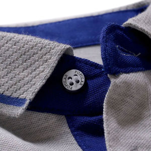 Polos brodés personnalisés pour hommes T-shirt de golf en coton de sport, fitness, gym, vêtements de travail de luxe, t-shirts polo à logo imprimé - Product Image 4