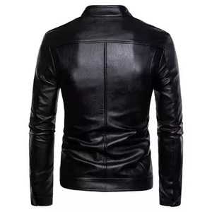 Veste en cuir véritable de haute qualité pour hommes, tenue décontractée de grande taille, bas prix, fabriqué au Pakistan, nouvel état, léger, hiver - Product Image 3