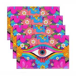 100% Cotton Fabric Latest Design Unique Colour Combination <b>Rectangle</b> <b>Placemat</b> for Dining Table - Product Image 6