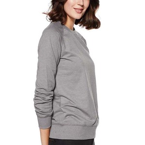 Sudaderas de Alta Calidad 100% Algodón para Mujer, Secado Rápido, Transpirables, Mangas Regulares, Sudaderas Personalizadas, Color Gris - Product Image 3