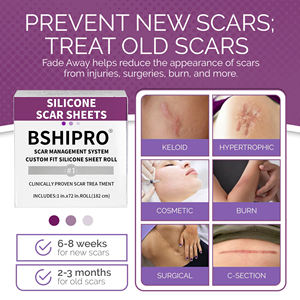 Feuilles de silicone de qualité médicale BSHIPRO au collagène et vitamine E pour la réduction rapide des cicatrices de césarienne, des brûlures, des marques d'acné et des chéloïdes - Product Image 5