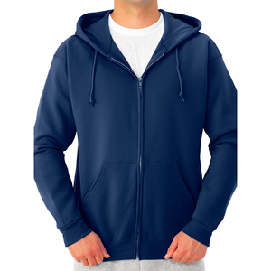 Sudadera con capucha OEM de alta calidad para hombre, Sudadera con capucha personalizada con cremallera completa y logotipo estampado - Product Image 2
