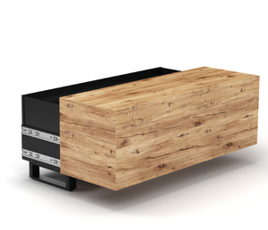 Solid <b>Wood</b> Console with Hidden Bio-Metric Safe - Product Image 6