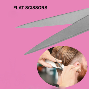 Bé màu hồng xử lý tóc kéo làm tóc kéo Đức lưỡi thép Kinh Tế cắt tóc kéo với phần còn lại sửa chữa - Product Image 5