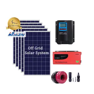 무료 설치 6kw 그리드 태양 전지 패널 시스템 홈 전원 시스템 6000 와트 아프리카