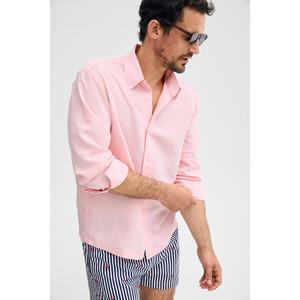 Chemise boutonnée pour homme GRIMELANGE AIRO en tissu modal doux et fin, coupe confortable - Product Image 2