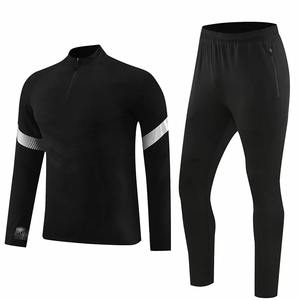 Ropa deportiva de fútbol en blanco para hombres y niños, chándal, chaqueta, traje de entrenamiento de fútbol, Otoño, deporte para niños, Tops y pantalones de manga larga con cremallera - Product Image 3