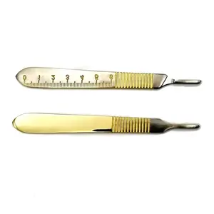 <b>SCALPEL</b> Surgical <b>Knife</b> Handle Manual Power Source Stainless Steel Metal Fits Blades High Quality CE Certified Hospital Use - Product Image 3