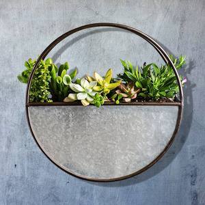 Custom Hand Finished <b>Wall</b> Decoration Iron Metal <b>Wall</b> Planter Exporter New Design Handmade <b>Wall</b> Metal Planter Manufacturer - Product Image 5