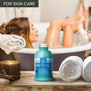 Aromatika Sea Breeze, Sal Marina Natural en Cristales de 600g para Baño con Aceite de Naranja Fresco, Extracto de Caléndula Calmante y Tonificante para la Piel - Product Image 4