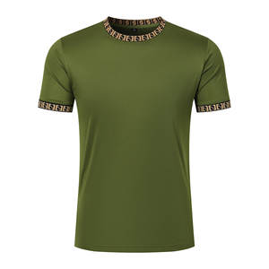 Camiseta lisa en blanco al por mayor serigrafía personalizada logotipo digital Marca poliéster algodón - Product Image 6