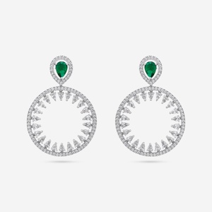 Boucles d'oreilles en cristal de zircon 186627 - Product Image 1