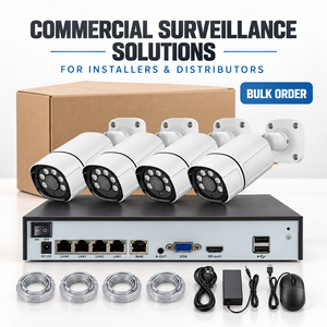 Système de Caméras de Sécurité IP PoE en Gros 4MP 5MP 8MP, Caméras Bullet Extérieures, Kit NVR H265, Vision Nocturne IP66 pour Entrepôt - Product Image 3