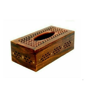 Vente en gros à bas prix porte-serviettes et caddie carré boîte à mouchoirs cuisine rectangle en bois bambou pour restaurant bar - Product Image 2