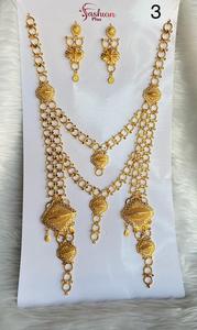 Hecho a medida en bonitos collares de latón de temática africana de diseño de chakra redondo con pendientes a juego para la reventa por diseñadores de joyas - Product Image 3