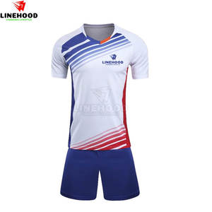 Maillot de football personnalisé couleur tendance, qualité supérieure, 100 % polyester, respirant, anti-transpiration, séchage rapide, unisexe, adulte - Product Image 1