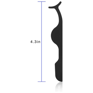 Pinces à épiler pour extensions de cils avec poignée souple en acier inoxydable durable antistatique à pointe pointue Applicateurs de cils - Product Image 5