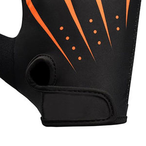 Guantes de levantamiento de pesas de cuero con logotipo personalizado profesional Unisex medio dedo transpirable gimnasio Fitness hecho en fábrica personalizable - Product Image 5