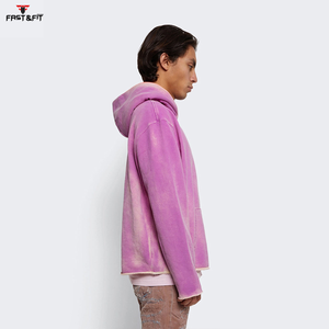 Custom Logo Hot Selling Long Sleeve Oversized Thermal Pullover Streetwear Style for Winter hoodies <b>men</b> <b>men's</b> hoodies - Product Image 2