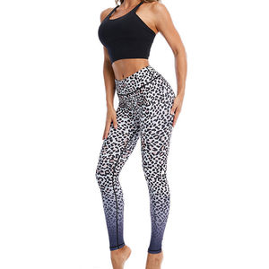Leggings de sublimación de secado rápido para mujer, estilo personalizado, sublimación suave de llegada con excelente calidad, mallas de Yoga con cintura elástica - Product Image 2