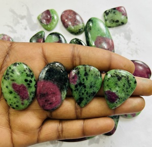 Piedra preciosa de zoisita de rubí Natural de grado AAA +, cuentas de piedra cabujón y anillo, joyería colgante de alta calidad, fabricación de piedras preciosas de rubí Natural - Product Image 2