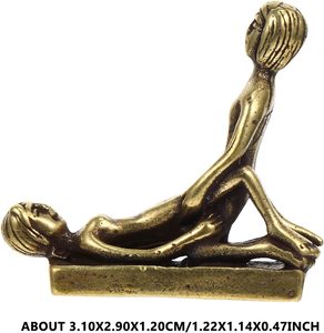 รูปปั้นทองเหลืองสำหรับตกแต่งบ้าน,งานฝีมือเครื่องประดับตั้งโต๊ะเครื่องประดับตั้งโต๊ะคู่รักภรรยาของเธอแฟนสาววาเลนไทน์ - Product Image 4