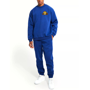 Chándal con bordado de chenilla para hombre, diseño OEM personalizado, precio al por mayor, ropa de invierno de talla grande con técnicas impresas - Product Image 5
