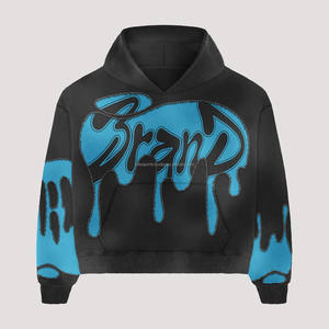 Ensemble de survêtement unisexe élégant OEM, coupe régulière, pour homme, vêtements d'hiver légers, respirants, avec fermeture éclair, 100 % coton uni - Product Image 1