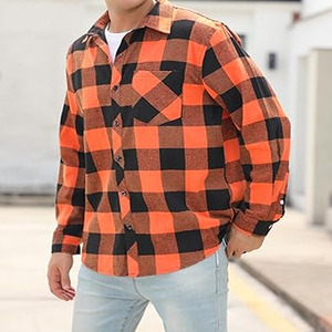 Chemise en flanelle pour homme à prix avantageux, respirante, sur mesure, vente chaude, confortable, tendance, vêtements actifs, chemise en flanelle pour homme avec le meilleur style - Product Image 5