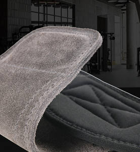 Último diseño logotipo personalizado gimnasio Fitness cuero de vaca empuñadura correa de muñeca de cuero de alta calidad para levantamiento de pesas costura duradera - Product Image 5