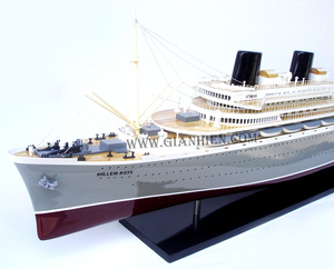 MS Willem Ruys modelo de barco de madera elegante artesanía de madera accesorio de juguete inflable - Product Image 5