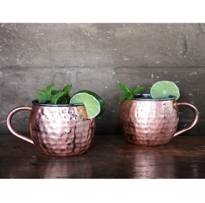 Juego de tazas de cobre de mula de Moscú con mango de Latón chapado en oro para el hogar, Bar, Hotel, restaurante, regalo para uso de alguien - Product Image 4