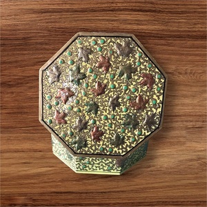 Handmade Exquisite Embossed <b>Paper</b> Mache Jewelry <b>Box</b> Beautiful <b>Storage</b> for Cherished Home Decor Accessories - Product Image 4