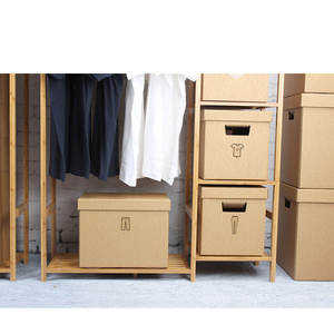 Boîtes en carton robustes pour le stockage de documents avec couvercles et impression de logo personnalisée - Product Image 3