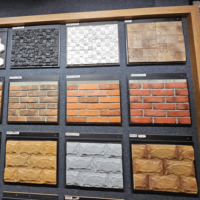 Pierre naturelle moderne, pierre culturelle, marbre véritable, designs mats, surface rugueuse pour la décoration murale extérieure, bâtiment, jardin, cour