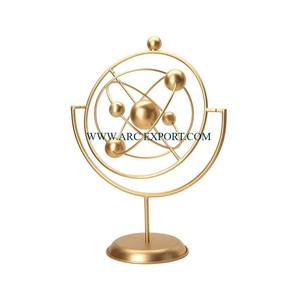 Resorts Sculpture décorative en forme d'arbre couleur or avec base en forme de racine Design unique Objets et statue de bureau de table - Product Image 6