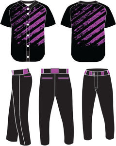 Ensemble d'uniformes de baseball et de softball respirants de haute qualité pour hommes avec couleur et logo personnalisés, séchage rapide, service OEM - Product Image 1