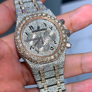 Trending Fully Customized Iced Out Diamond Lab Grown <b>Watch</b> for <b>Men</b> Hip Hop Diamond Jewelry <b>watch</b> Gift - Product Image 5