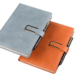 金属金属磁性笔记本定制校刊笔记本商务高档日记本精装笔记本