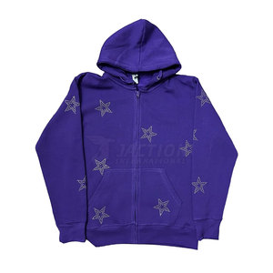 Sudaderas con Pedrería para Hombre, de Invierno, con Logotipo Personalizado, Estilo Único, Tela Transpirable, Precio Razonable, Servicio OEM - Product Image 1